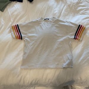 rare vintage rainbow shirt (brandy melville)